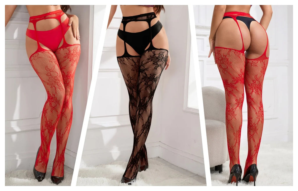 Curvy Net Seduction Stockings