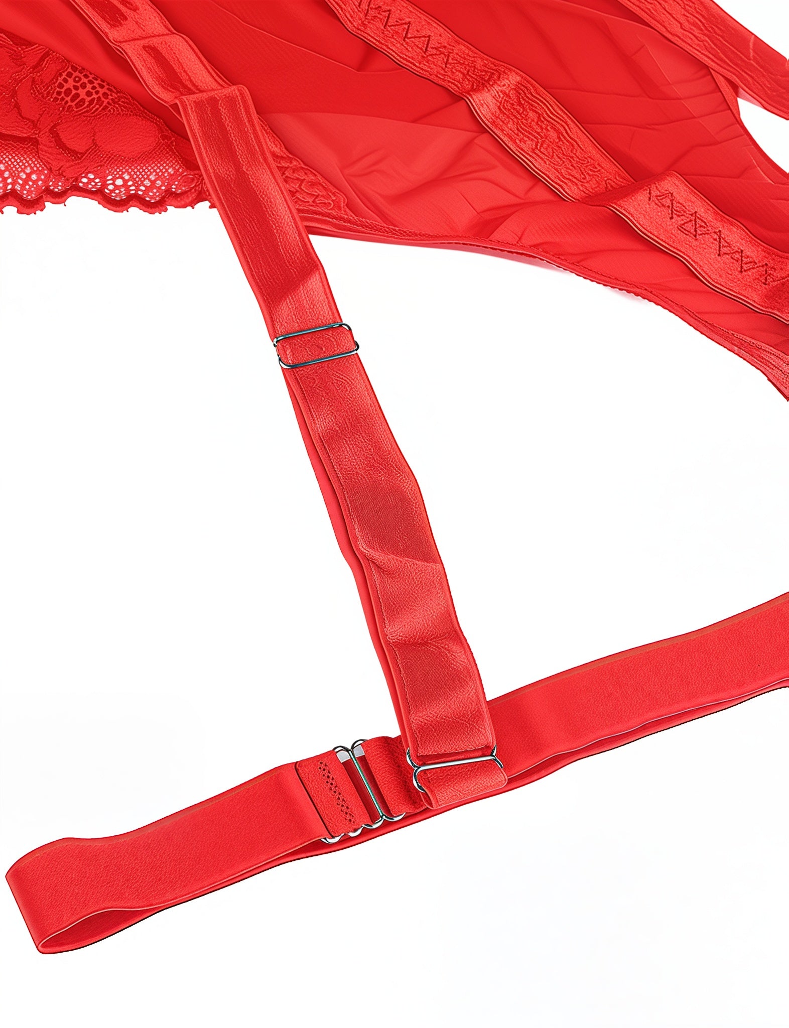 Scarlet Flame Lace Babydoll