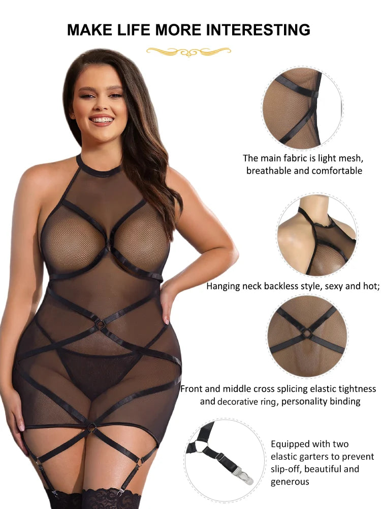 Sheer Midnight Babydoll