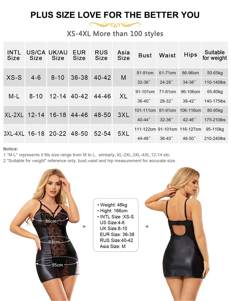 Obsidian Lace Chemise