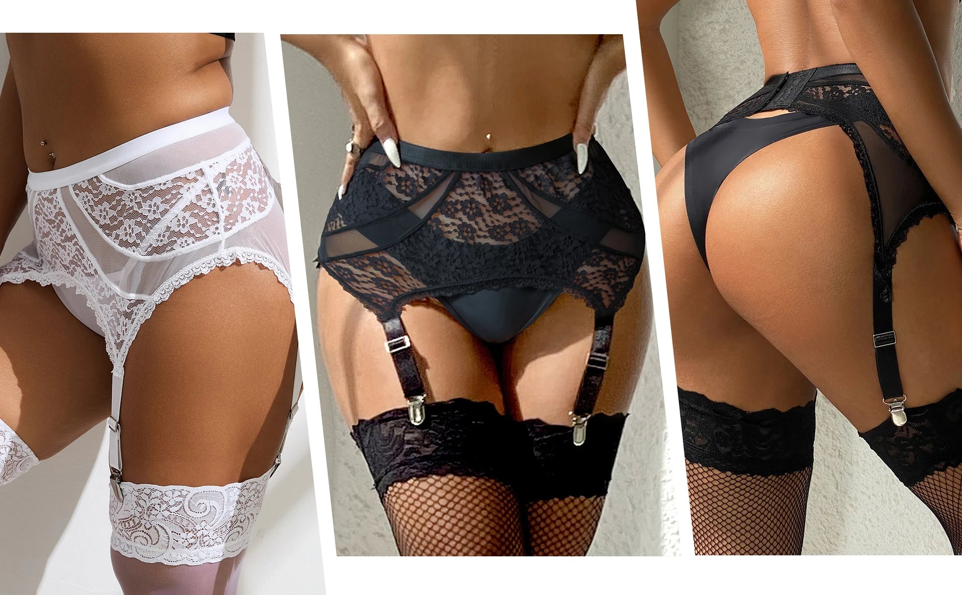 Obsidian Seductress Garter Belt