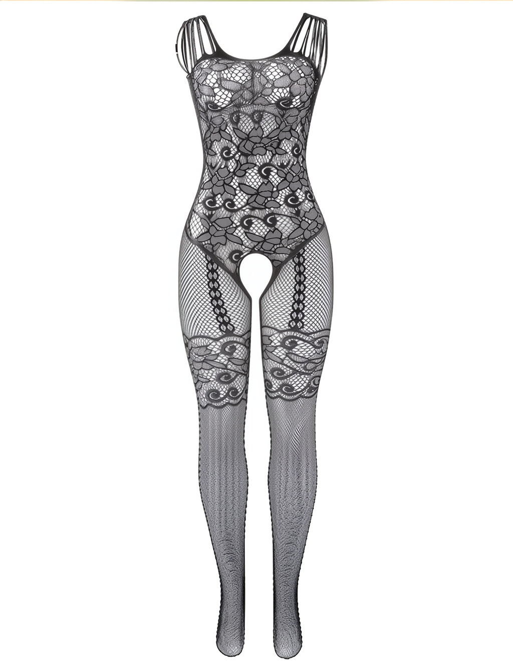Noir Fantasy Lace Bodystocking