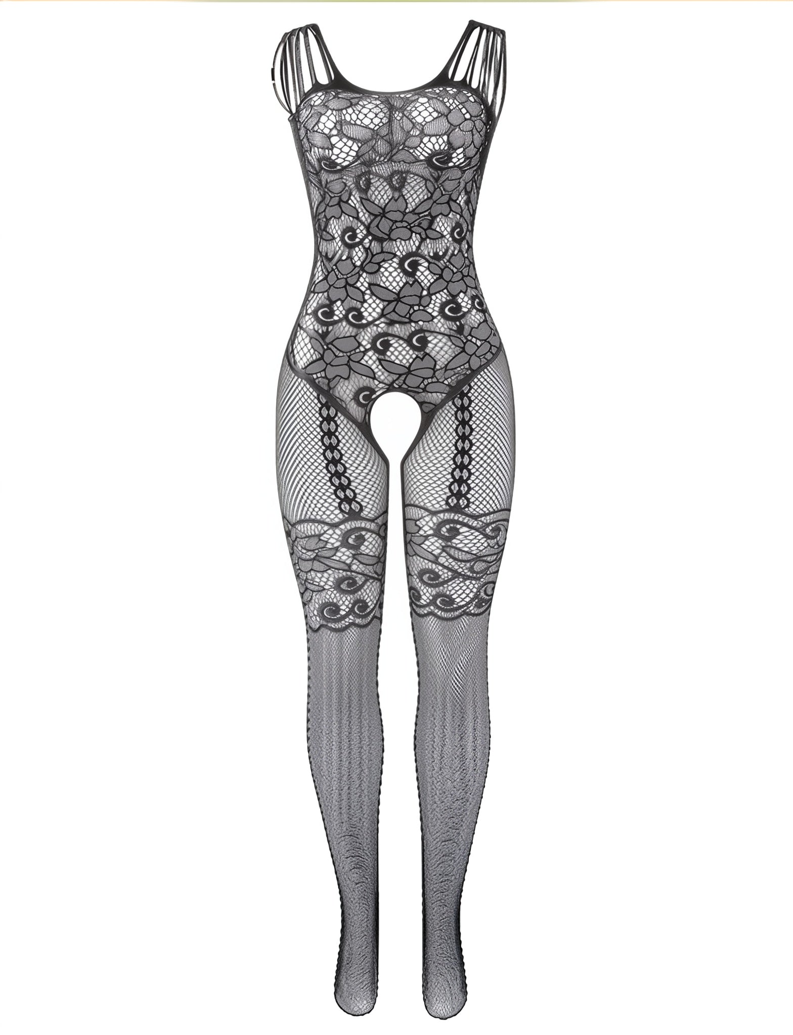 Noir Fantasy Lace Bodystocking