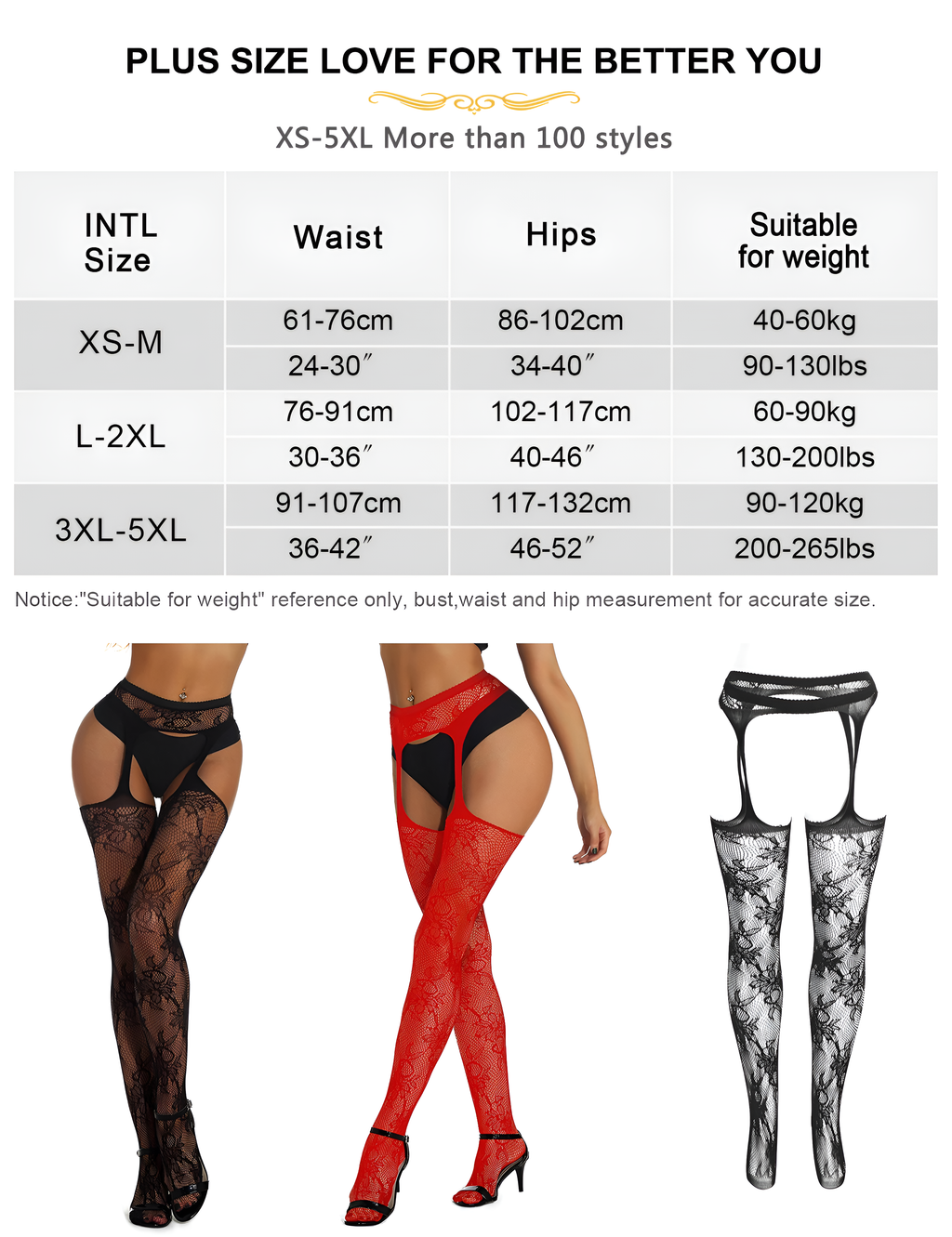 Curvy Net Seduction Stockings
