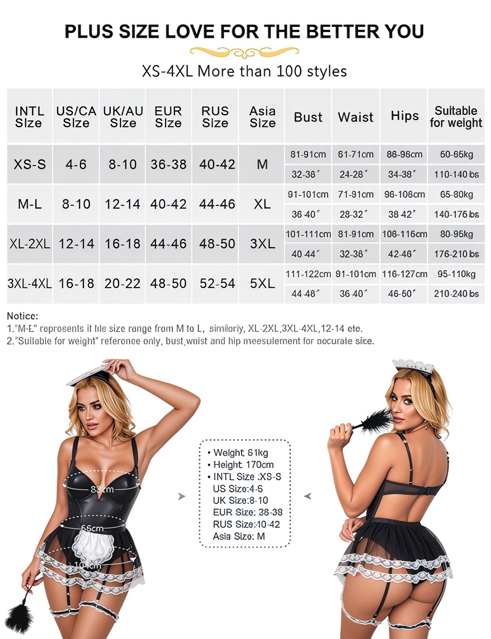 Midnight Maid Fantasy Set